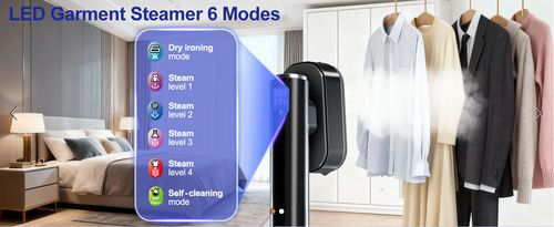 2-in-1 Handheld Garment Steamer 1300W Powerful Steam Iron for Hanging and Flat Ironing Kenya