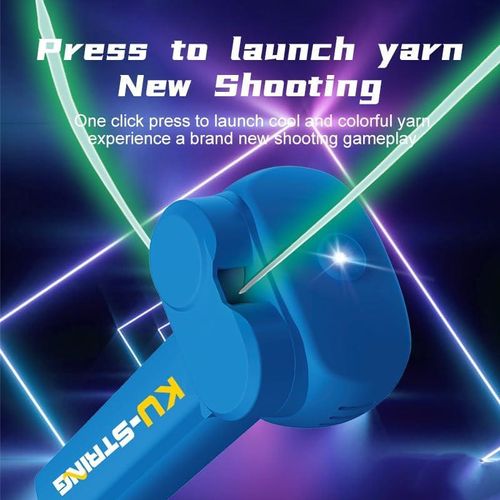 Electric Rope Launcher Toy, 1 Box Glow in The Dark Rope Launcher Toys with Rope