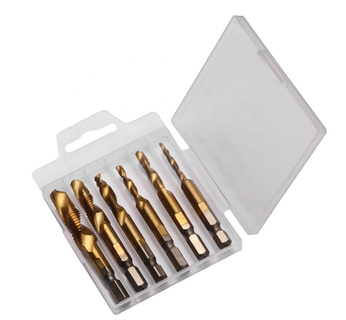 6-Piece 2-in-1 Drill and Tap Bit Set Hex Shank Screw Thread Cutter for Electric Drill Kenya