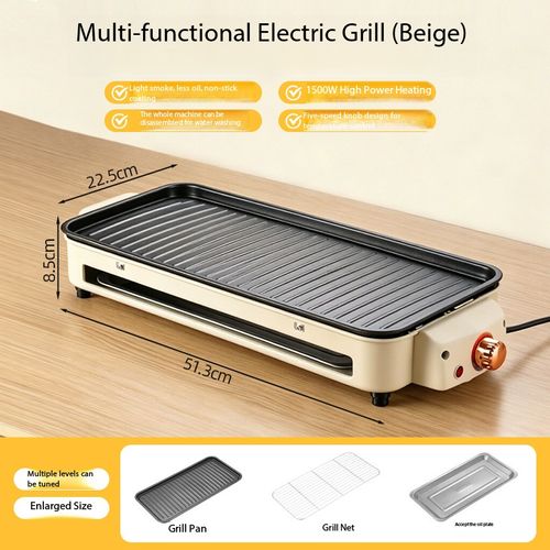 Multi-functional Electric BBQ Grill Pan Smokeless Indoor Outdoor Barbecue Machine for Party Kenya