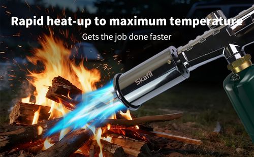 Super Flame butane Torch Lighter Strongest Handheld Fireplace Charcoal Gun Style Kitchen Lighter