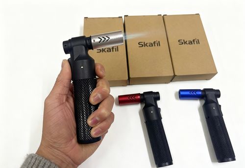 High-quality 360 flipping 1300 degrees outdoor windproof barbecue gas lighter ignitor gun cigar lighter