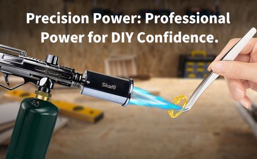 Super Flame butane Torch Lighter Strongest Handheld Fireplace Charcoal Gun Style Kitchen Lighter