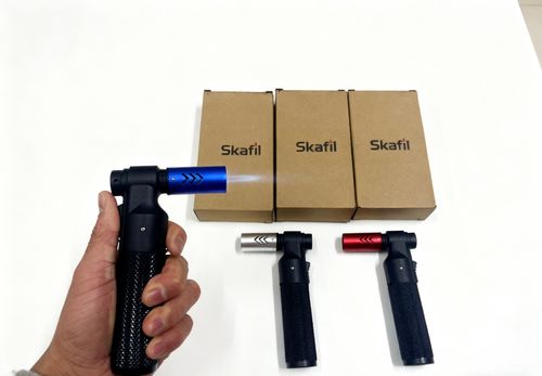 High-quality 360 flipping 1300 degrees outdoor windproof barbecue gas lighter ignitor gun cigar lighter