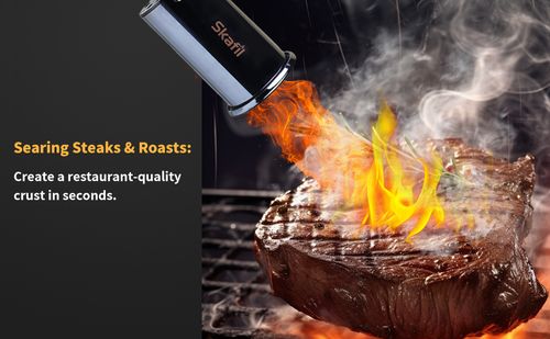 Super Flame butane Torch Lighter Strongest Handheld Fireplace Charcoal Gun Style Kitchen Lighter