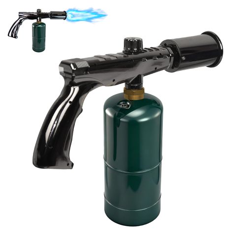 Super Flame butane Torch Lighter Strongest Handheld Fireplace Charcoal Gun Style Kitchen Lighter
