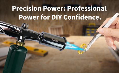 Super Flame butane Torch Lighter Strongest Handheld Fireplace Charcoal Gun Style Kitchen Lighter