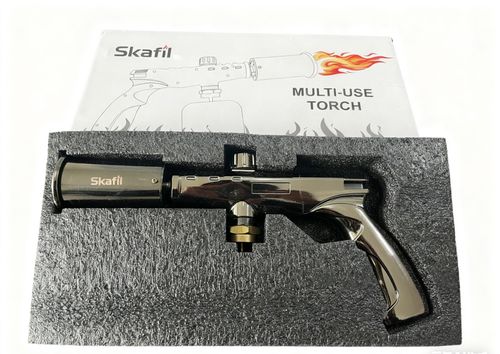 Super Flame butane Torch Lighter Strongest Handheld Fireplace Charcoal Gun Style Kitchen Lighter