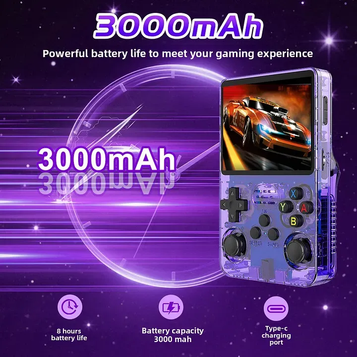 R36S Portable Retro Game Console | 20000+ Built-in Games, WIFI Multiplayer, Great Gift For Kids & Friends