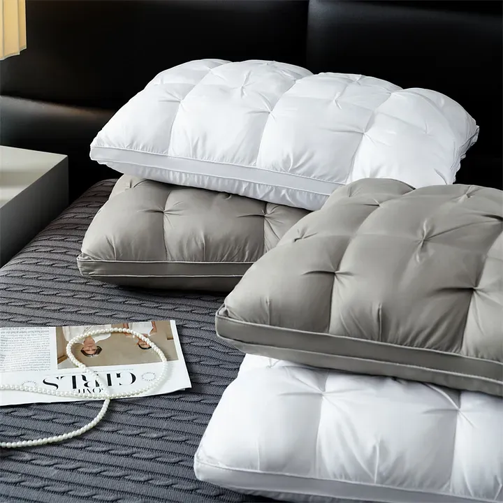 4pcs 2pcs Hvnde Hotel Collection Deep Sleep Pillow - Neck Support Non-Collapse Design Hypoallergenic  for Side Supine Prone Sleepers pillows