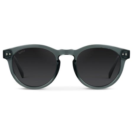 Crystal Blue Frame with Black Lens-Sunglasses