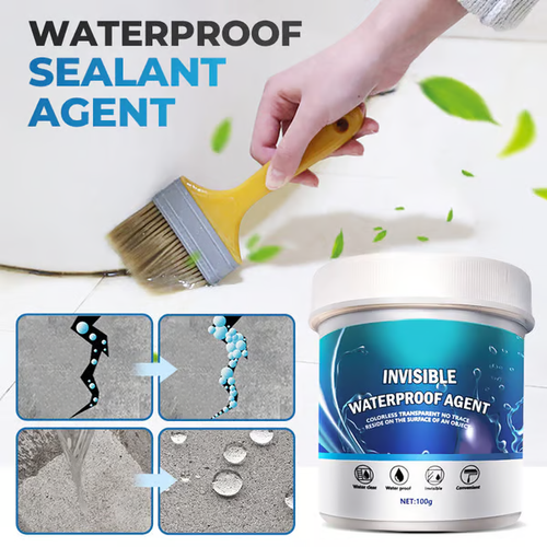 Indoor and outdoor transparent waterproof coating