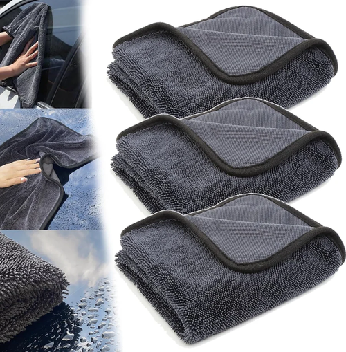 Fiber Car Towel - Set of 3 Pieces