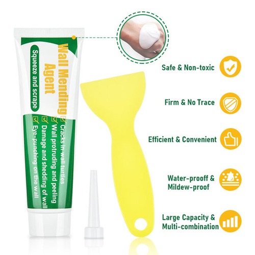 Miracle paste that instantly repairs walls