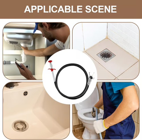 Pipe Dredging Tool Long Reach Quick Dredge（6.6ft）