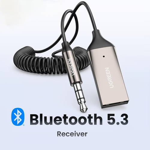 🔥Car Bluetooth receiver 5.3, AUX audio cable connected to the car, with USB audio conversion wireless sound quality