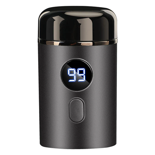 Powerful Mini Electric Shaver with Digital Display