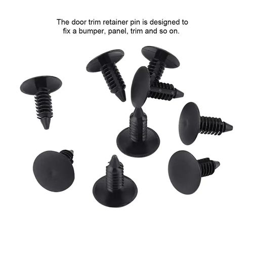 (100pcs 1set）Car Bumper Retainer Clips Fender Hole Rivets Universal Door Trim Panel Fastener Clips Screw Mix Size Auto Tool