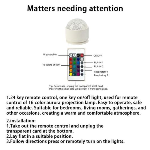 USB LED headboard with water ripple pattern, romantic bedroom atmosphere, stage effect, rotating aurora print, remote control.