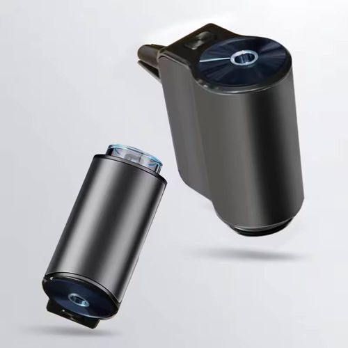 Wireless Rechargeable Aluminum Alloy Car Vent Aromatherapy Diffuser - 3 Essential Oils Included, 3 Fragrance Settings