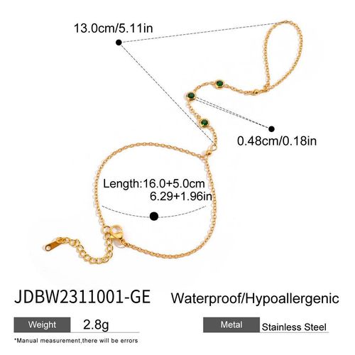 Fashionable holiday stainless steel 1.5mm rings and bracelets