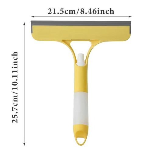 Double-side Glass Wiper Spray Mop Cleaning Brush Glass Car Windshield Window Cleaner Windows Squeegee with Spray Bottle