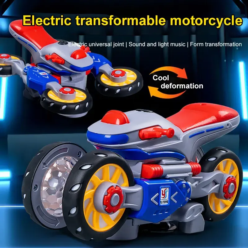 Stunt rotação motocicleta