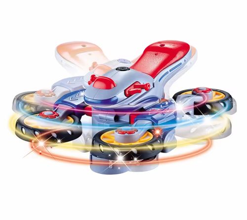 Stunt rotação motocicleta