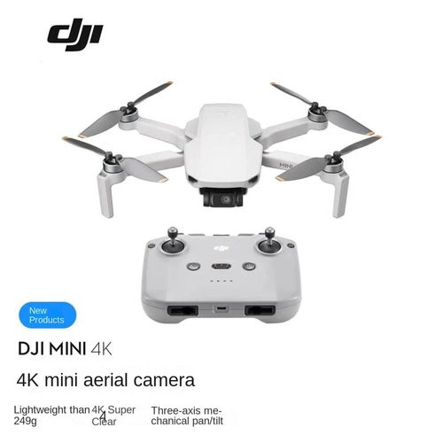 DJI Mini 4K UHD Dron de Fotografia Aérea com Estabilidade Mecânica Três Eixos, Transmissão Digital de Imagem e Alcance Longo de 10km