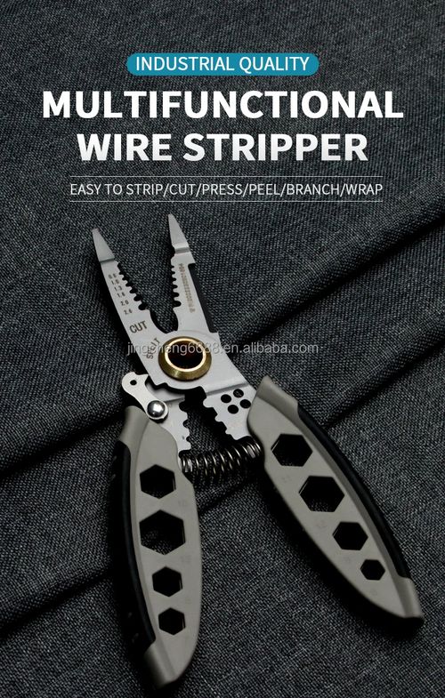 🔥 Multifuncional🔥9 em 1 multi-function electrician clamp 7 polegadas stripper cabo stripper crimpagem chave sextavada externa ferramentas manuais
