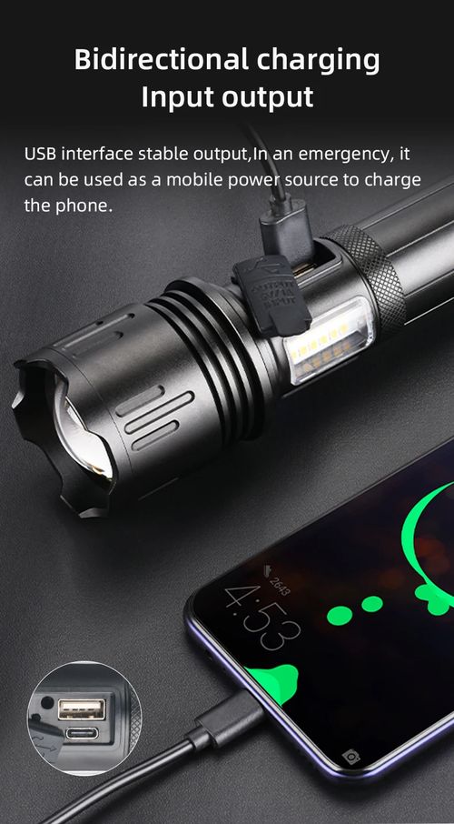 🔥 venda quente 🔥Lanterna multifuncional recarregável para celular