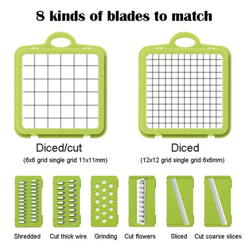 🔥 venda quente 🔥Multi-função cortar em cubos, cortar em seda, cortar frutas, ferramenta de corte de vegetais