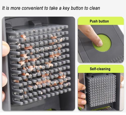 🔥 venda quente 🔥Multi-função cortar em cubos, cortar em seda, cortar frutas, ferramenta de corte de vegetais