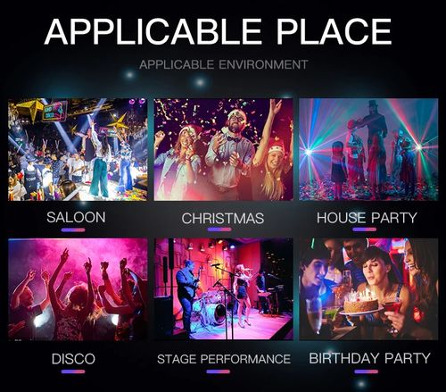 🔥 venda quente 🔥Home k canção luzes rock glitter colorido rotativo disco luzes de atmosfera