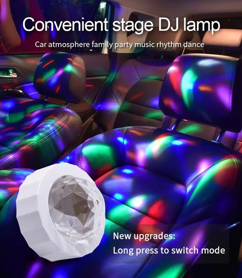 Festa de carro, disco DJ luzes