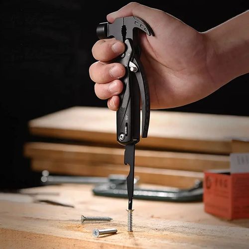 Luz portátil 12 em 1 martelo multifuncional