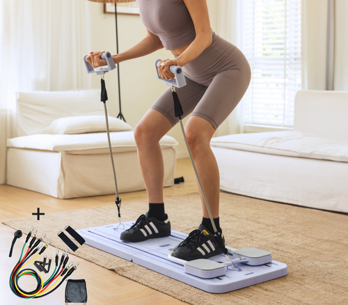 Placa de musculação multi-funcional（Fitness eficaz mesmo em casa para um corpo perfeito）