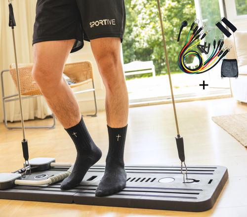 Placa de musculação multi-funcional（Fitness eficaz mesmo em casa para um corpo perfeito）