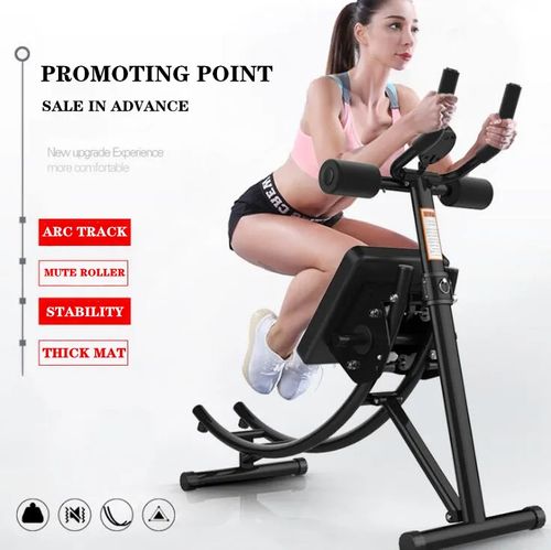 Equipamento de treino abdominal com núcleo de máquina Ab para academia em casa Máquina de exercícios de treinamento de força dobrável ajustável Ab Crunch