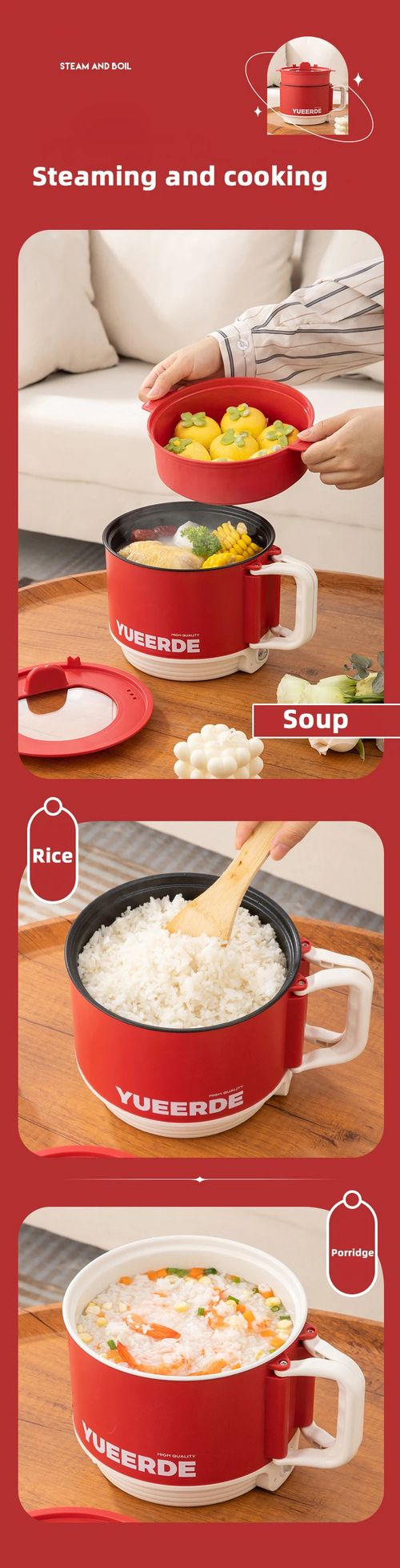 Yuedisi Factory Dormitory Electric Hot Pot