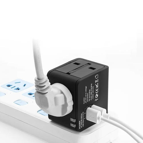 Global Travel Switch Plug 2 Usb Usb Multi Plug Adaptor