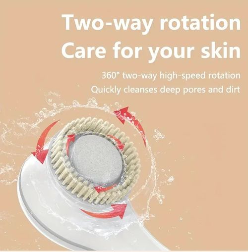 Escova de limpeza elétrica de massagem