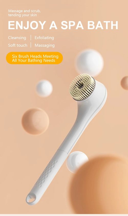 Escova de limpeza elétrica de massagem