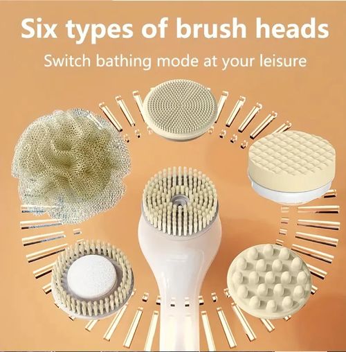 Escova de limpeza elétrica de massagem