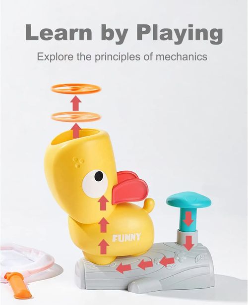 Brinquedo lançador de disco voador