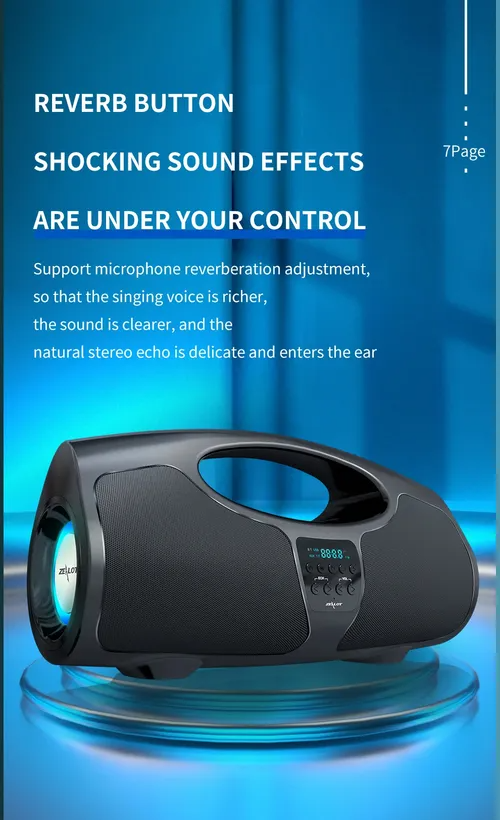 Alto-falante Karaoke Alto-falante Bluetooth de 20W ZEALOT P1.