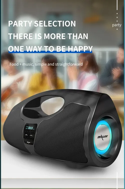 Alto-falante Karaoke Alto-falante Bluetooth de 20W ZEALOT P1.