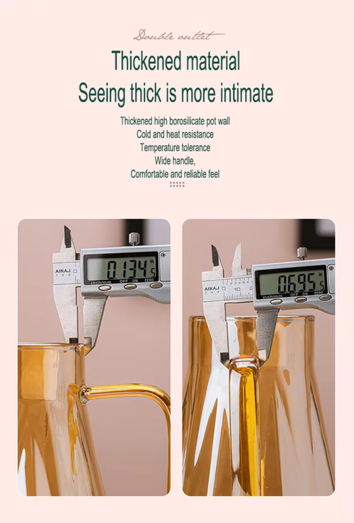 Conjuntos de jarros de vidro diamantado de grande,Conjunto cor champanhe: 1 jarra e 6 copos