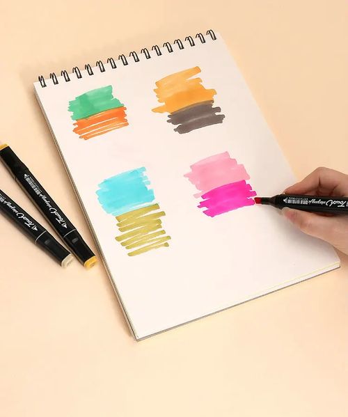 Marcador oblíquo redondo duplo