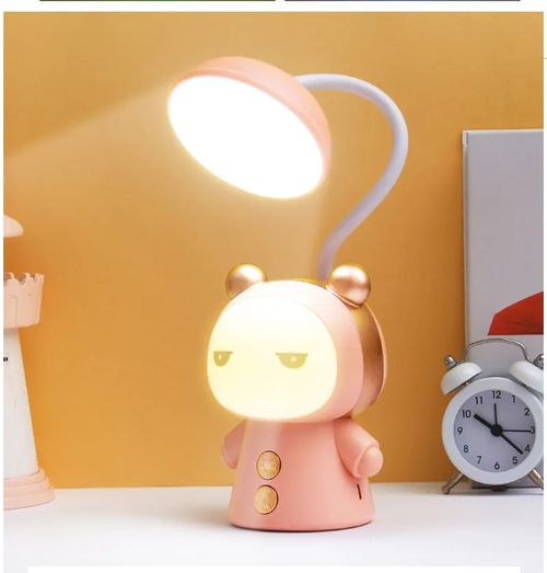 Dobrável Led lâmpada de cabeceira recarregável para proteção ocular, estudante, crianças aprendendo lâmpada, lâmpada de mesa